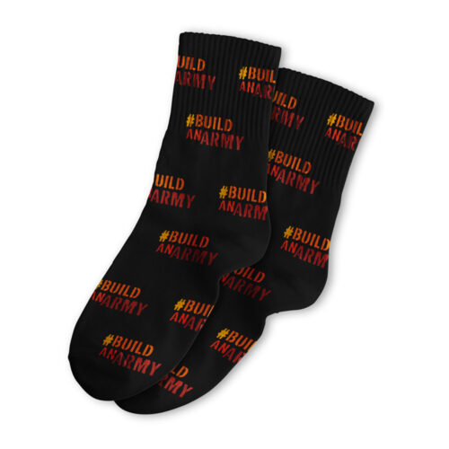 #Build An Army Business Socks Black